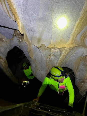 Cave exploring in Vietnam Phong Nha. Solo female travel in group with strangers.